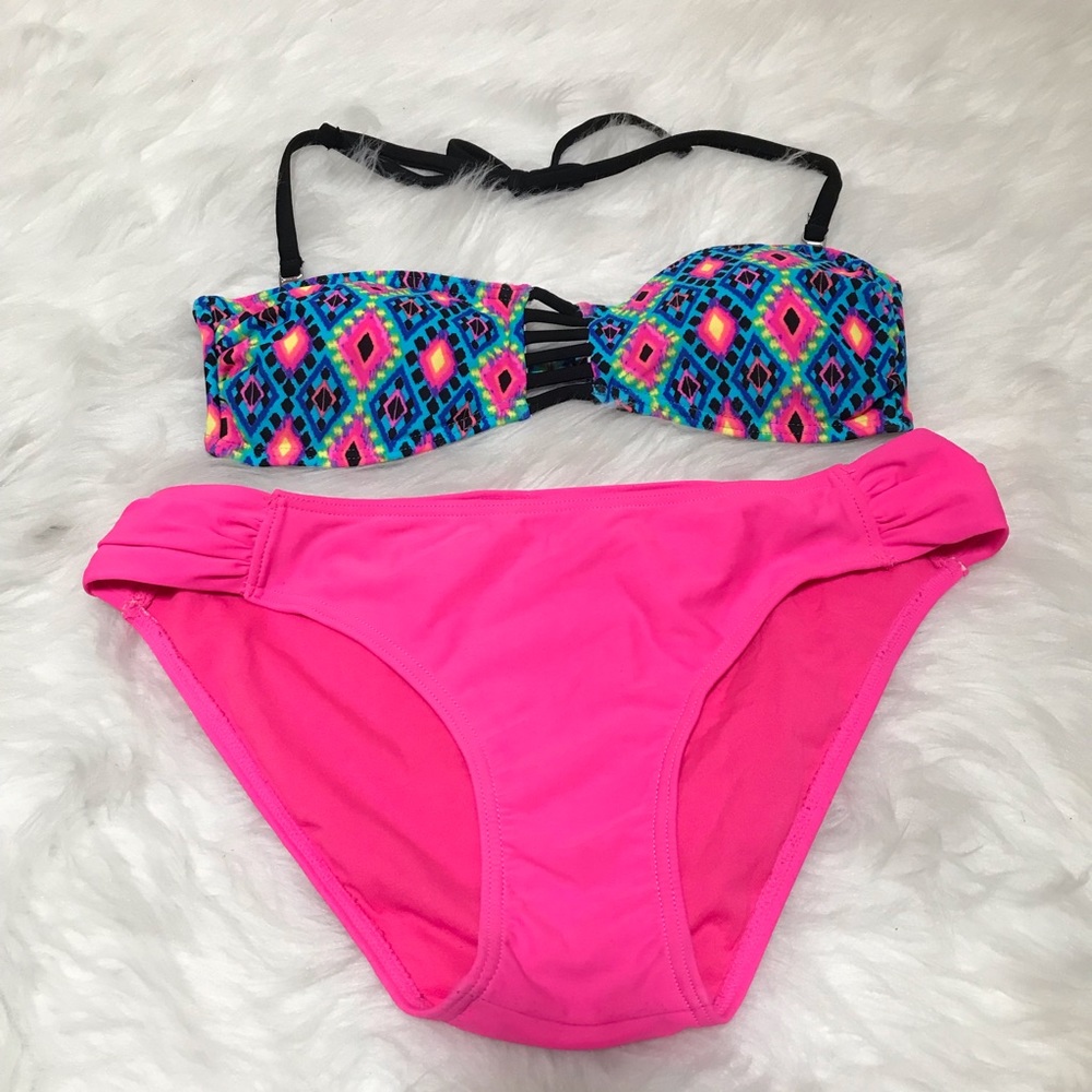 Rue Bleu by Rue 21 Swimsuit Bikini Set Women’s Size M
